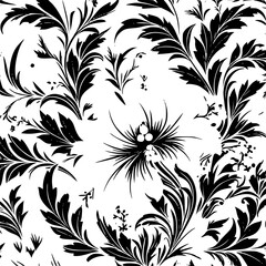 floral seamless pattern, pattern, flower pattern, geometric pattern, diagonal pattern, floral, flower, seamless, design, ornament, vector, decoration, art, wallpaper, leaf, illustration, black, style,