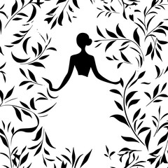 tree branch, branch, flower, floral, pattern, leaf vector, herb silhouette, silhouette plant, silhouette flower, silhouette floral, plantpot, leaf, tree, plant, nature, vector, bamboo, leaf, vector, 