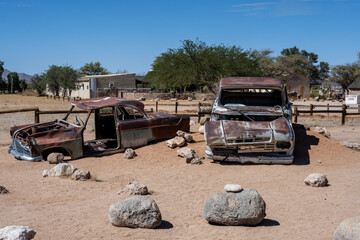 Old and unroadworthy cars in the Namib Desert have become a special tourist attraction in Namibia