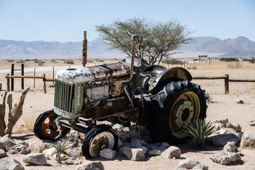 Old and unroadworthy cars in the Namib Desert have become a special tourist attraction in Namibia