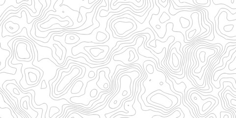 Abstract topography line wave paper curved reliefs background black and white, Background of the topographic line map. Topographic map patterns abstract white topography vector background. - obrazy, fototapety, plakaty