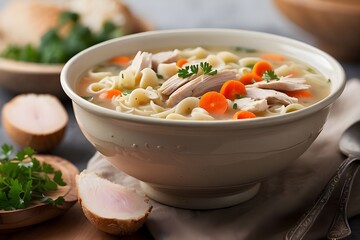 bowl of lentil soup with vegetables