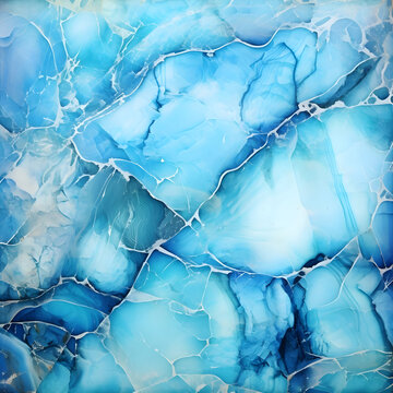 Blue geode, larimar, stone, background, AI generated	
