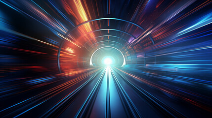 시공을 초월하는 빛의 터널