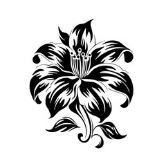 Silhouette rose, rose vector, flower svg, vector flower, herb, branch, line art, outline, eps, png, svg, flower, floral, vector, nature, leaf, rose, illustration, plant, design, vintage, pattern, 