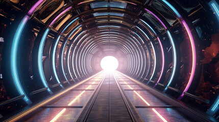 시공을 초월하는 빛의 터널