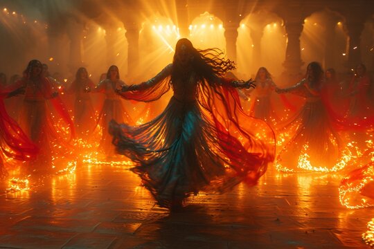 Dancing in the Light: A Bollywood-Inspired Performance Generative AI