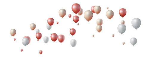 Birthday greeting vector background design. Happy birthday to you text with colorful balloons in pattern space elements for birth day celebration. Vector illustration.