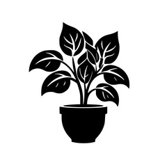  leaf vector, herb silhouette, silhouette plant, silhouette flower, silhouette floral, plantpot, leaf, tree, plant, nature, vector, bamboo, pattern, branch, silhouette, floral, flower, design, 