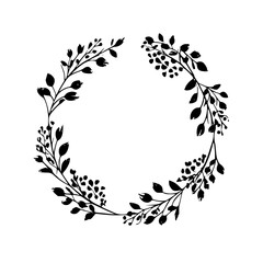 frame, flower, floral, design, vector, pattern, illustration, decoration, art, ornament, border, leaf, vintage, nature, plant, element, decor, black, ornate, swirl, branch, silhouette, decorative, sty