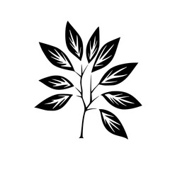 Fototapeta na wymiar leaf vector, herb silhouette, silhouette plant, silhouette flower, silhouette floral, plantpot, leaf, tree, plant, nature, vector, bamboo, pattern, branch, silhouette, floral, flower, design, 