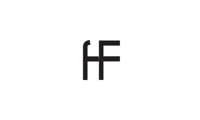 Obraz premium HF, FH , F , H , Abstract Letters Logo Monogram 