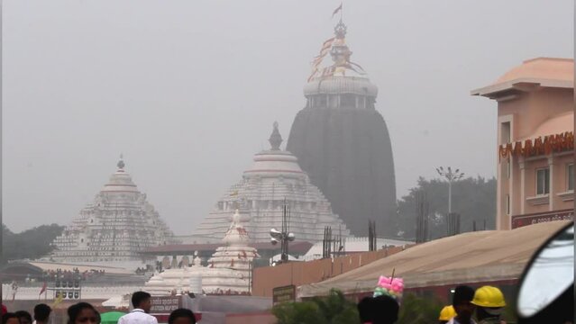 Tower of the Jagannath Temple in Puri,Odisha, India.
