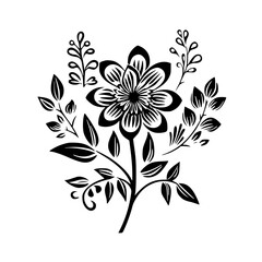 flower svg, vector flower, herb, branch, line art, outline, eps, png, svg, flower, floral, vector, nature, leaf, rose, illustration, plant, design, vintage, pattern, flowers, art, drawing, tulip, 