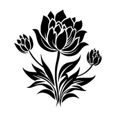 flower svg, vector flower, herb, branch, line art, outline, eps, png, svg, flower, floral, vector, nature, leaf, rose, illustration, plant, design, vintage, pattern, flowers, art, drawing, tulip, 