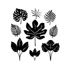  leaf vector, herb silhouette, silhouette plant, silhouette flower, silhouette floral, plantpot, leaf, tree, plant, nature, vector, bamboo, pattern, branch, silhouette, floral, flower, design, illustr