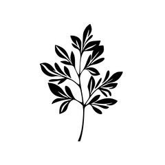  leaf vector, herb silhouette, silhouette plant, silhouette flower, silhouette floral, plantpot, leaf, tree, plant, nature, vector, bamboo, pattern, branch, silhouette, floral, flower, design, illustr