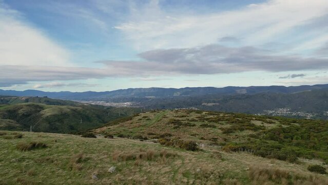 Boulder Hill, Wellington, New Zealand. Drone Footage.