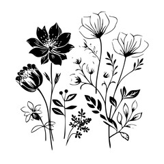  leaf vector, herb silhouette, silhouette plant, silhouette flower, silhouette floral, plantpot, leaf, tree, plant, nature, vector, bamboo, pattern, branch, silhouette, floral, flower, design,