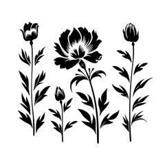  leaf vector, herb silhouette, silhouette plant, silhouette flower, silhouette floral, plantpot, leaf, tree, plant, nature, vector, bamboo, pattern, branch, silhouette, floral, flower, design,