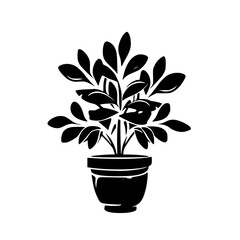  leaf vector, herb silhouette, silhouette plant, silhouette flower, silhouette floral, plantpot, leaf, tree, plant, nature, vector, bamboo, pattern, branch, silhouette, floral, flower, design,