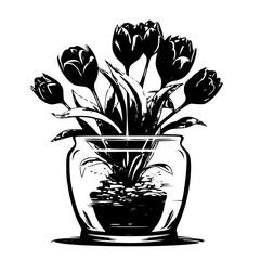  leaf vector, herb silhouette, silhouette plant, silhouette flower, silhouette floral, plantpot, leaf, tree, plant, nature, vector, bamboo, pattern, branch, silhouette, floral, flower, design,