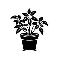  leaf vector, herb silhouette, silhouette plant, silhouette flower, silhouette floral, plantpot, leaf, tree, plant, nature, vector, bamboo, pattern, branch, silhouette, floral, flower, design,