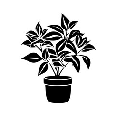  leaf vector, herb silhouette, silhouette plant, silhouette flower, silhouette floral, plantpot, leaf, tree, plant, nature, vector, bamboo, pattern, branch, silhouette, floral, flower, design,
