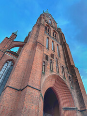 Low angle view of Schwerin Cathedral