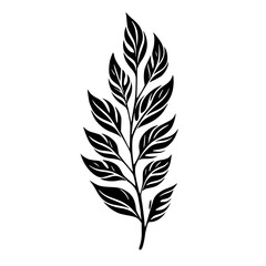Obraz premium leaf vector, herb silhouette, silhouette plant, silhouette flower, silhouette floral, plantpot, leaf, tree, plant, nature, vector, bamboo, pattern, branch, silhouette, floral, flower, design,
