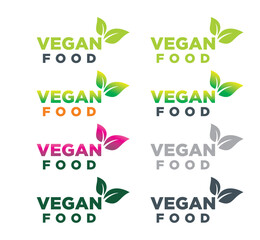 vegan food label designs