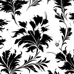 floral seamless pattern, pattern, flower pattern, geometric pattern, diagonal pattern, floral, flower, seamless, design, ornament, vector, decoration, art, wallpaper, leaf, illustration, black, style,