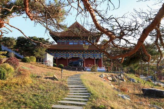 Donglai Buddhist Temple, Yanji City, Jilin Province, China