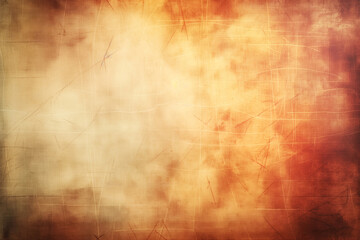 Warm-toned vintage textured abstract background with scratches, perfect for design overlays or...