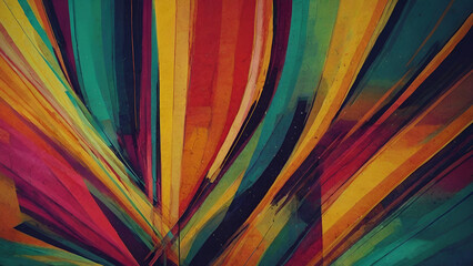 abstract colorful paint line