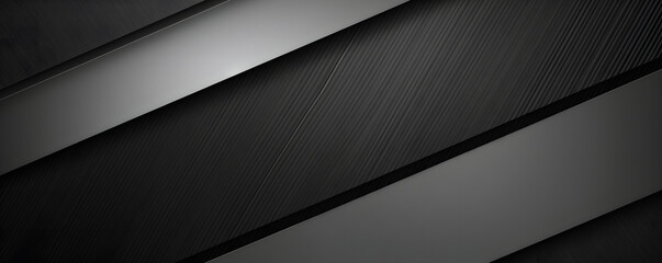 An abstract dark background featuring a carbon fiber texture. The illustration depicts a black carbon fiber background, providing a sleek and textured visual effect. - obrazy, fototapety, plakaty
