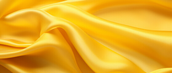 Silky smooth golden fabric with elegant folds