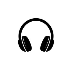 headphone icon vector - flat design