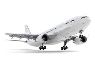 Obraz premium airplane on a white background
