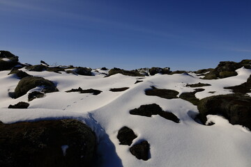 The Eldhraun is a lava flow formed during the eruption of Laki in 1783 located in southern Iceland