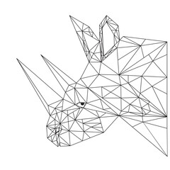 line shape of a animal art decor