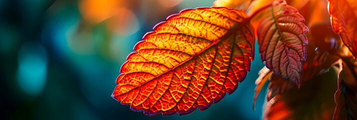 Fototapeta premium Herbstblätter am Baum