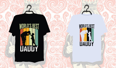 World best daddy, Dad t-shirt design, dad t shirt design, dad design, father’s day t shirt design, father’s day design 2024, 2024, hero dad, father design, dad t shirt, papa, papa t-shirt design 2024.
