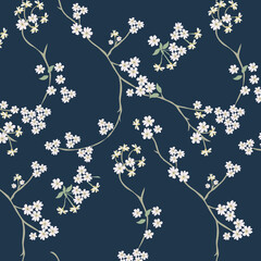 flower with retro design on background