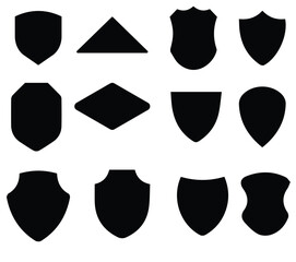 shield icons set.eps10