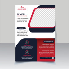 Brochure design, annual report, cover modern layout, poster, flyer vector template in A4 size