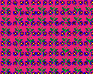 Abstract floral pattern bright colors, background vector illustration modern art design Seamless pattern set Simple design for of textile.