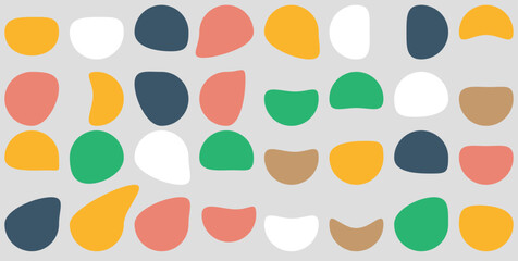 Organic blob shape. irregular round liquid vector element. abstract fluid art.