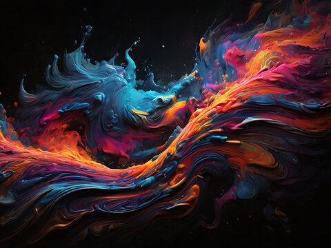 abstract background spectogram full color