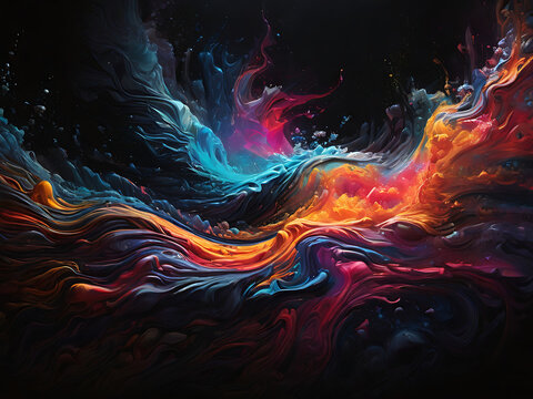 abstract background spectogram full color